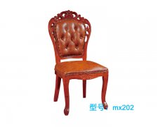 實(shí)木餐椅，電動(dòng)餐桌配套椅子-型號(hào)：MX202