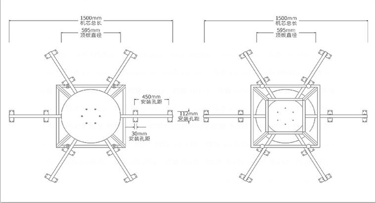 電動餐桌轉(zhuǎn)盤機(jī)芯-T型